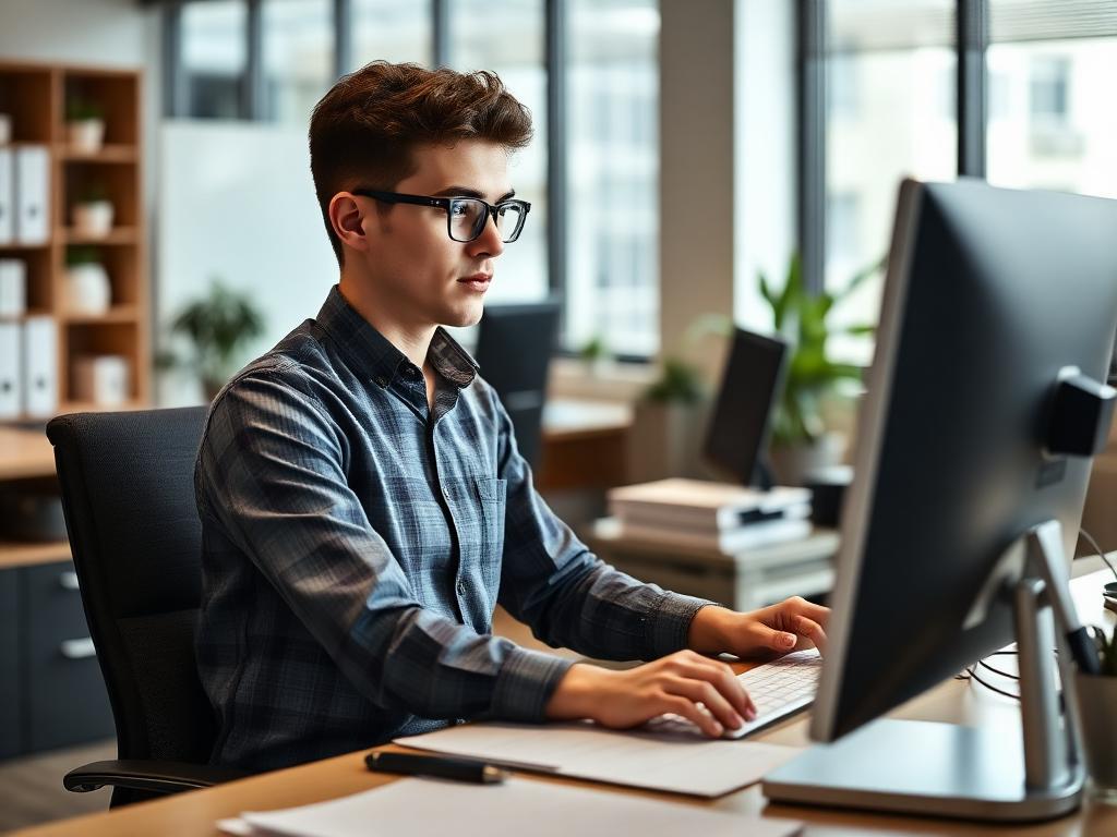 Professionnel travaillant dans l'assurance