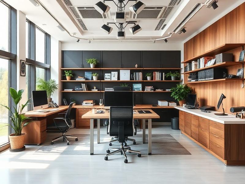 Bureau PME moderne et organisé