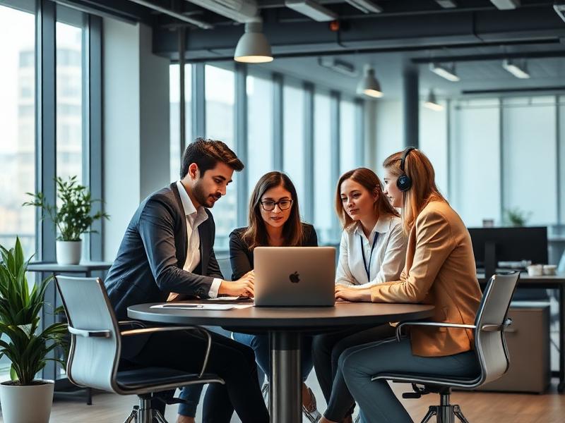 Équipe PME en collaboration